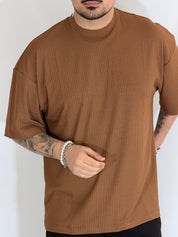T-shirt a coste tabacco HERMANO
