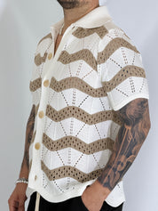 Etnia · Cardigan panna/sabbia