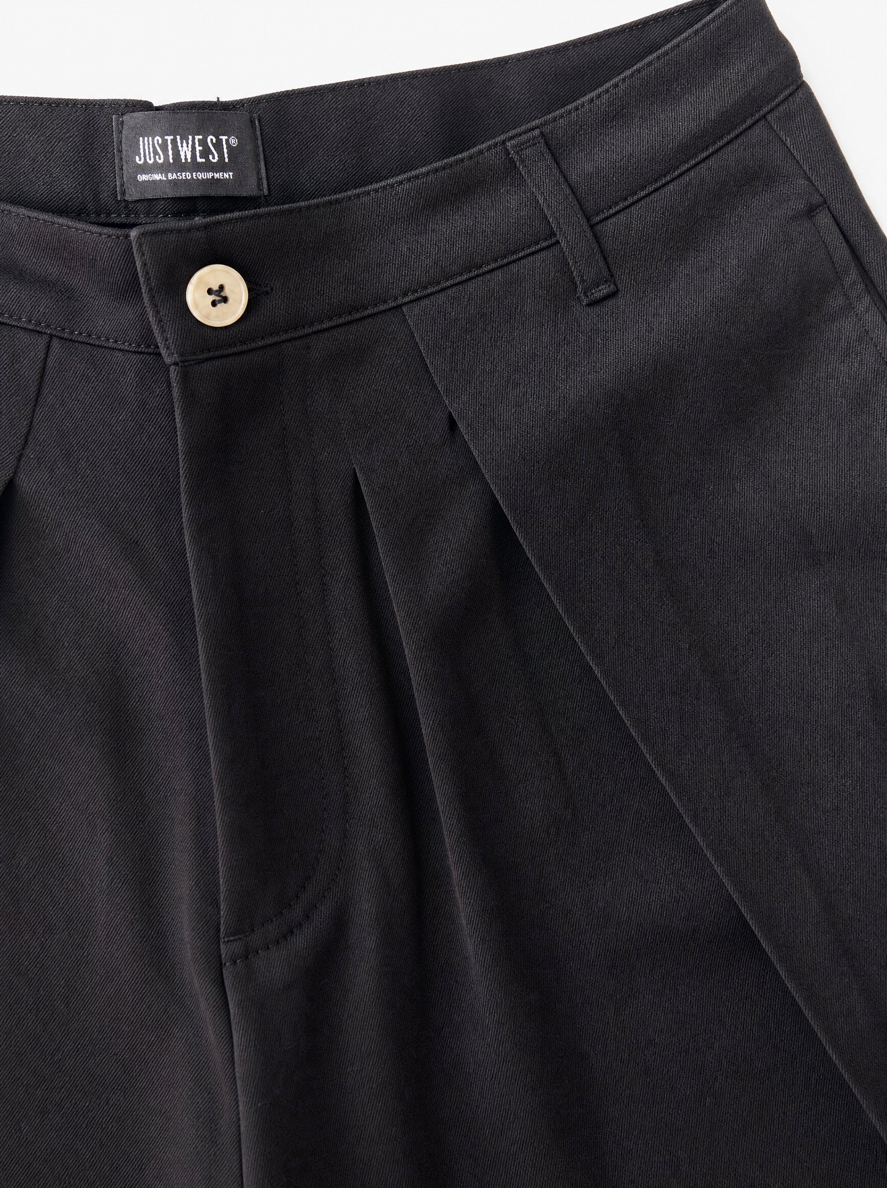 Pantalone maxi pinces nero PENCH28