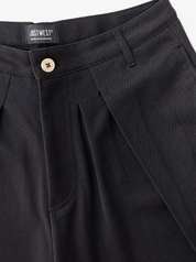 Pantalone maxi pinces nero PENCH28