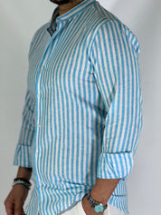Camicia lino stretta coreana migliaccio ANICE