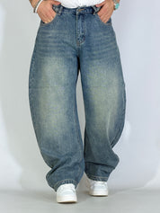 Jeans balloon sabbiato WJ04