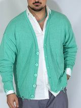 Cardigan verde acqua TBS2603