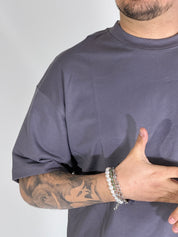 T-Shirt over basic dark grey L814901