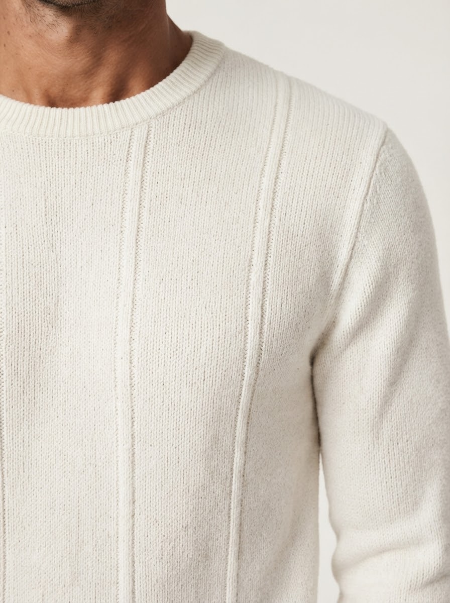 Maglia tramata bianca M897