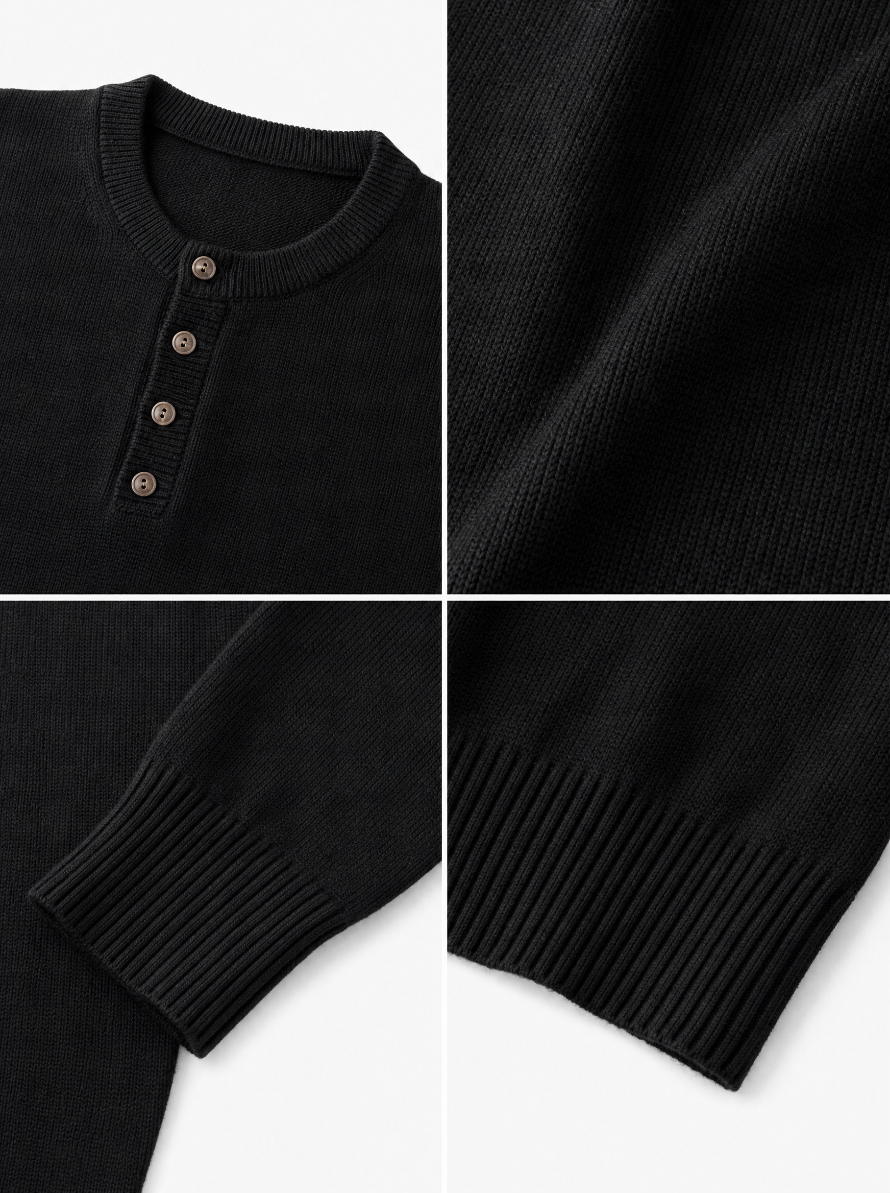 Maglia serafino nero AD25944/2