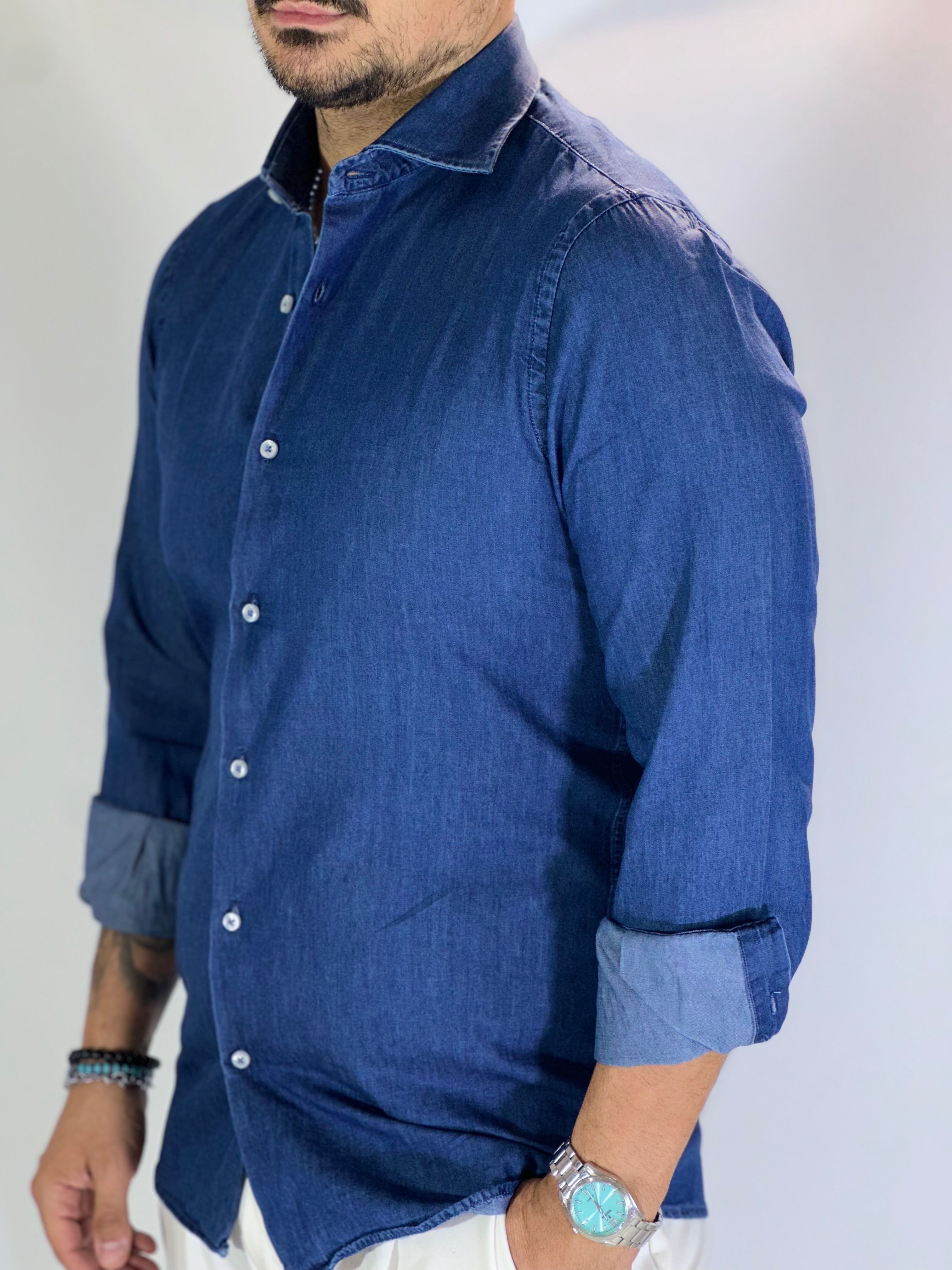 Camicia MIGLIACCIO jeans scuro