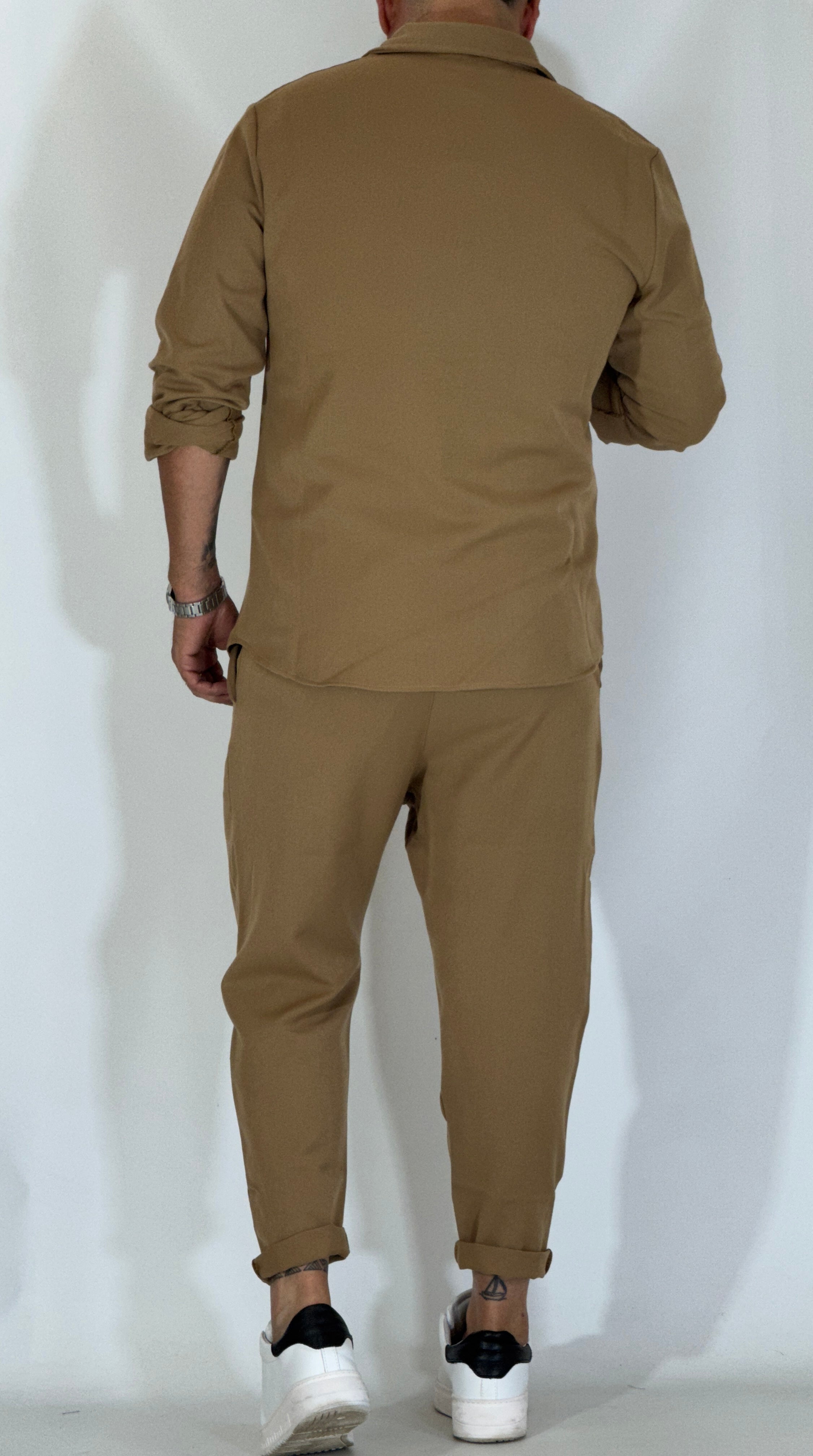 Coordinato BEACH cammello UM586/323