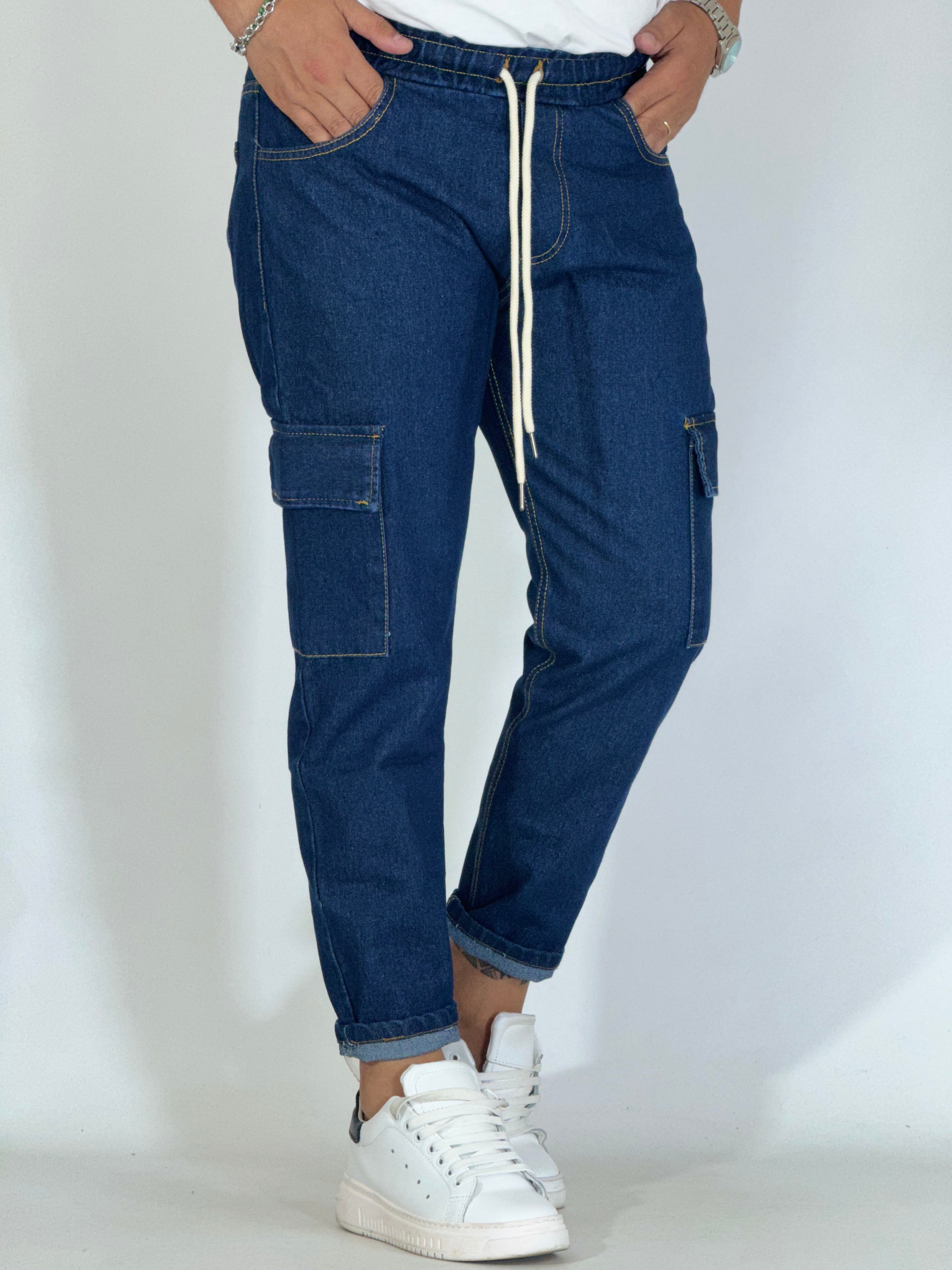 Pantalaccio jeans cargo PNL01