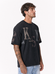 LA PALOMA T-shirt oversize con scritte nera