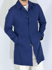 Trench primaverile blu WHITNEY