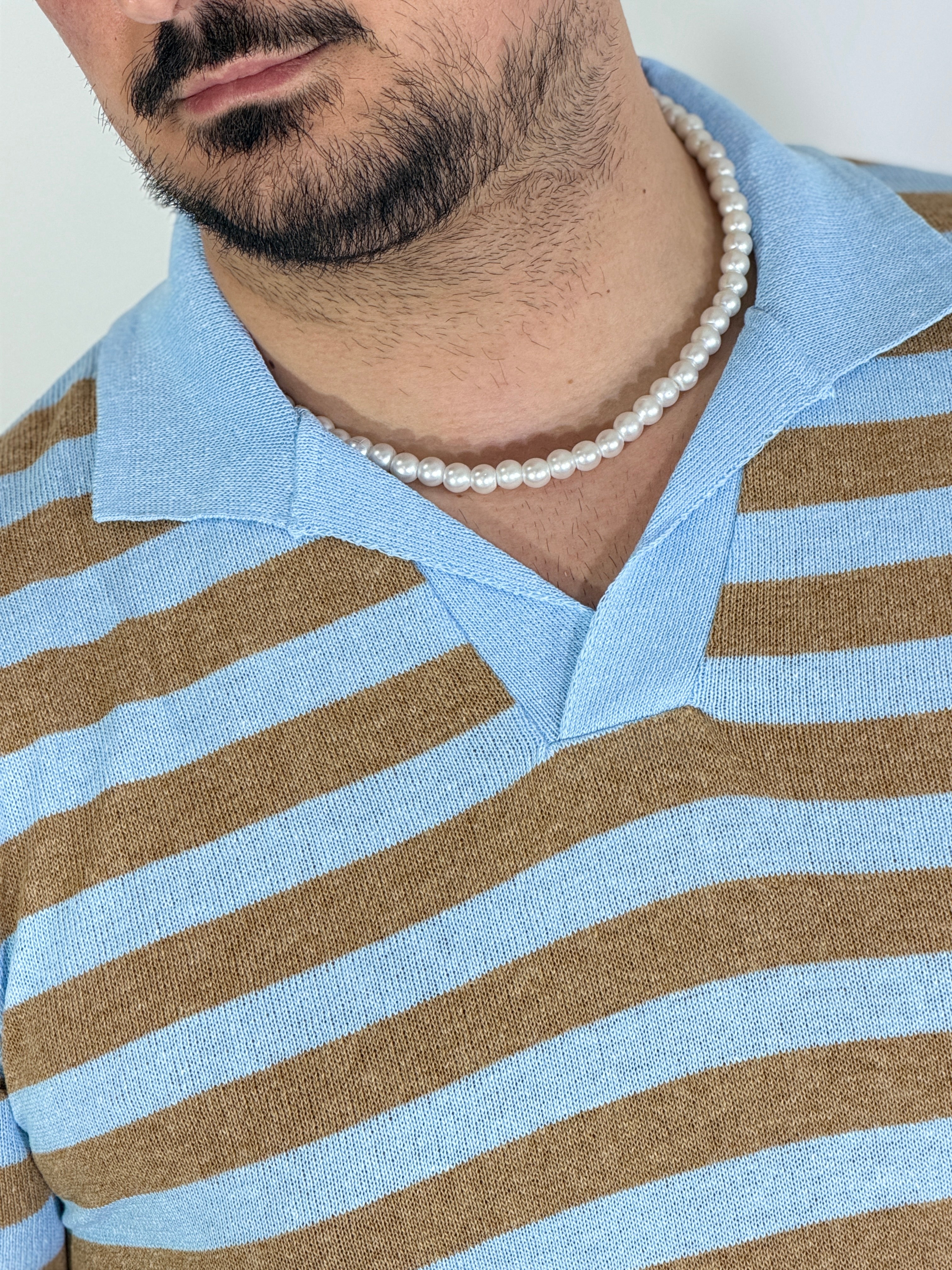 Polo derby riga light blu MONTEVIDEO