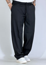 Pantalaccio fiammato palazzo nero BRIXTON