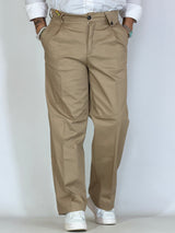 Eden · Pantalone palazzo beige