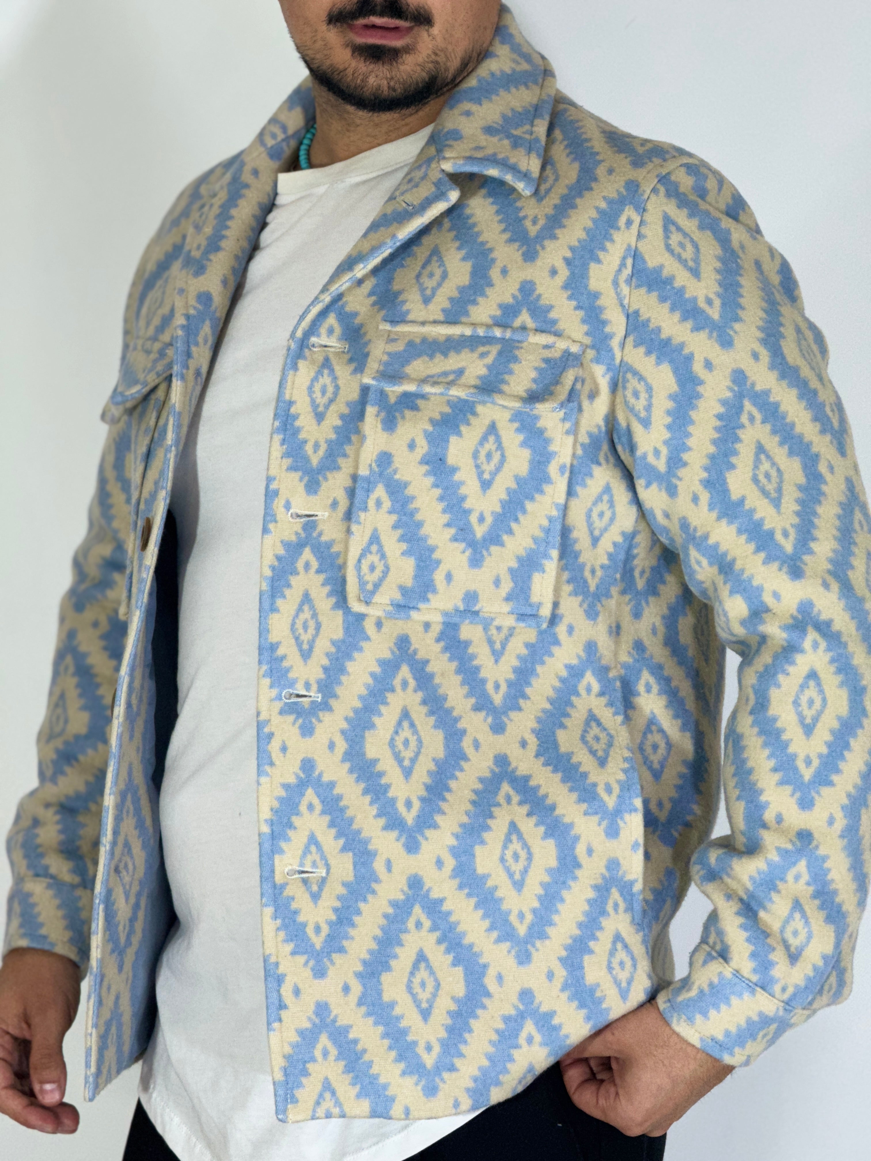 Giacca in pile azteca NANTES