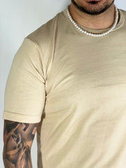 T-Shirt basic sabbia M19221