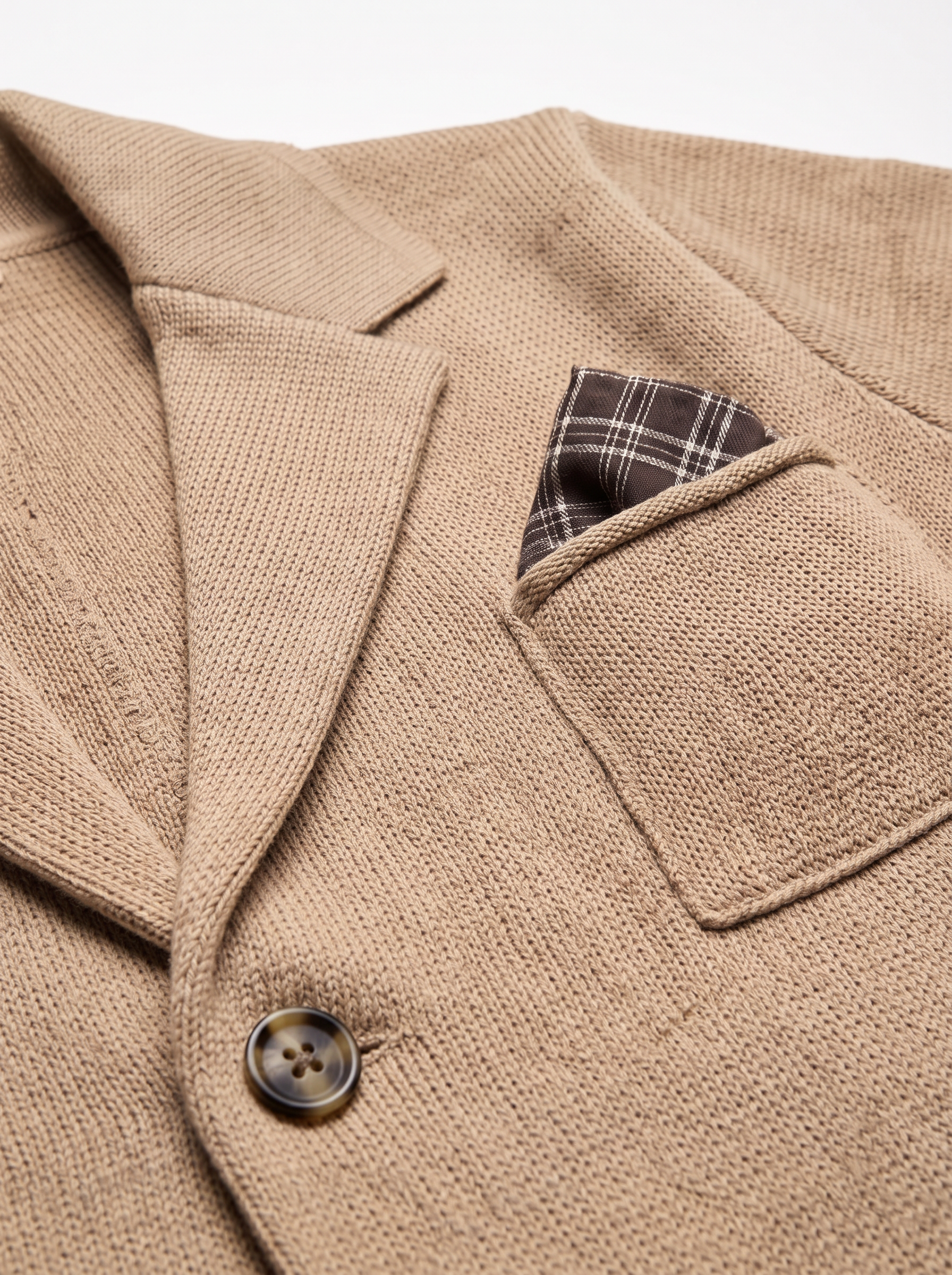PARKER cardigan pochette beige