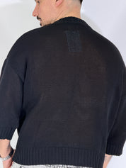 Aruba · girocollo cropped nero