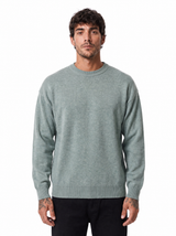 Girocollo rasato green W86020