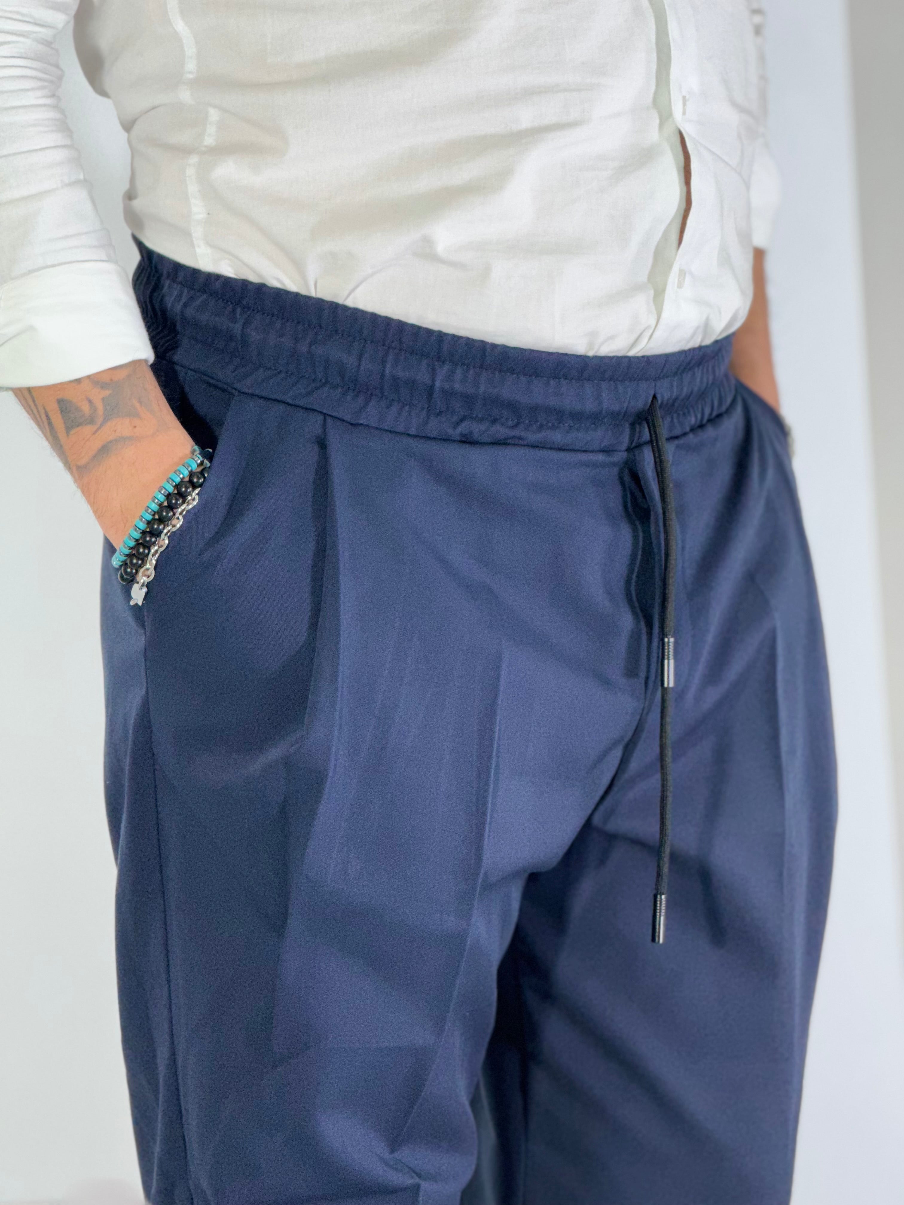 Havana · Pantalaccio japan con pinces blu