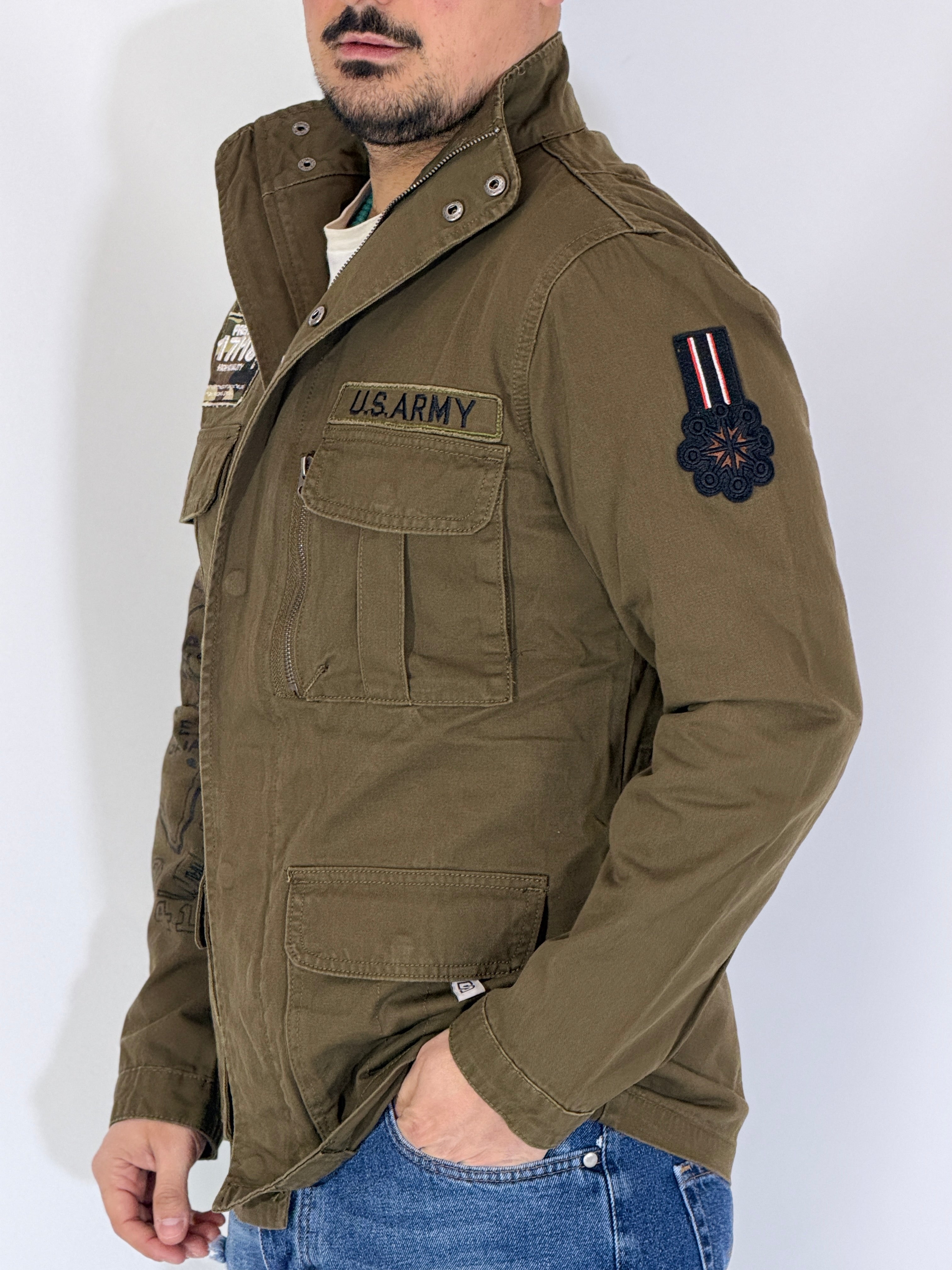 Field jacket verde LANCASTER