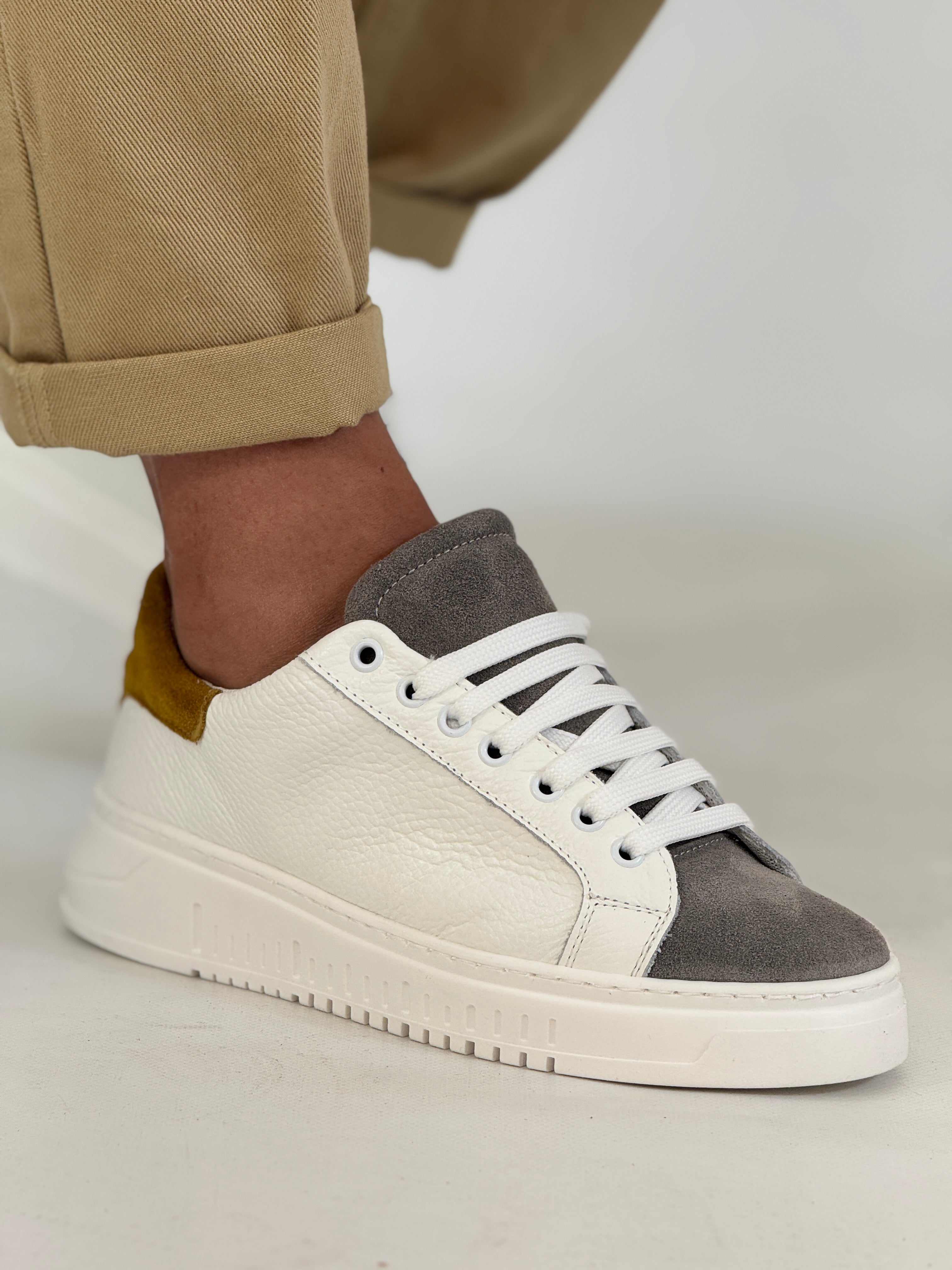 Scarpa somart bottolato rip. ocra AR01