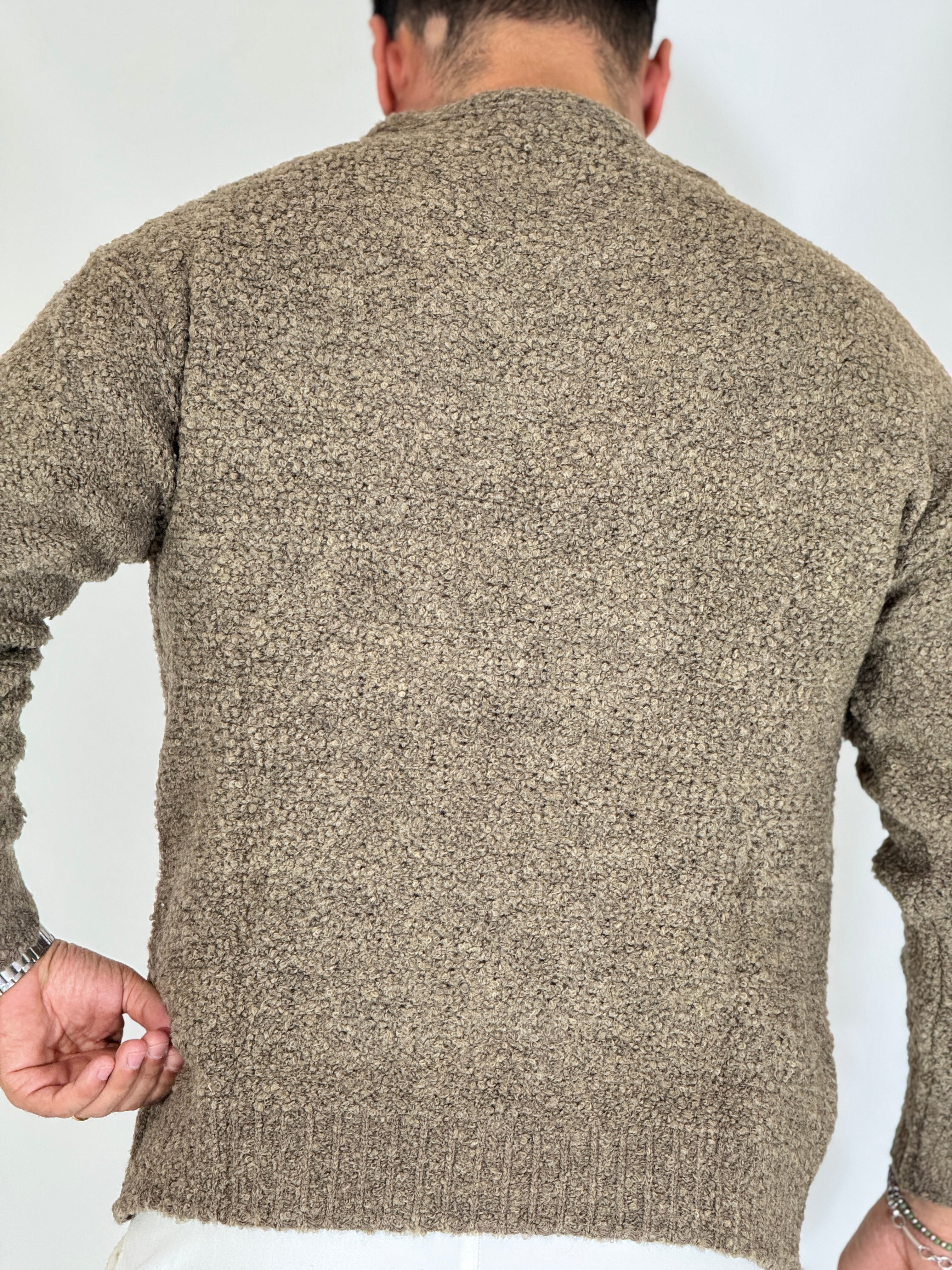 Girocollo boucler fango A464