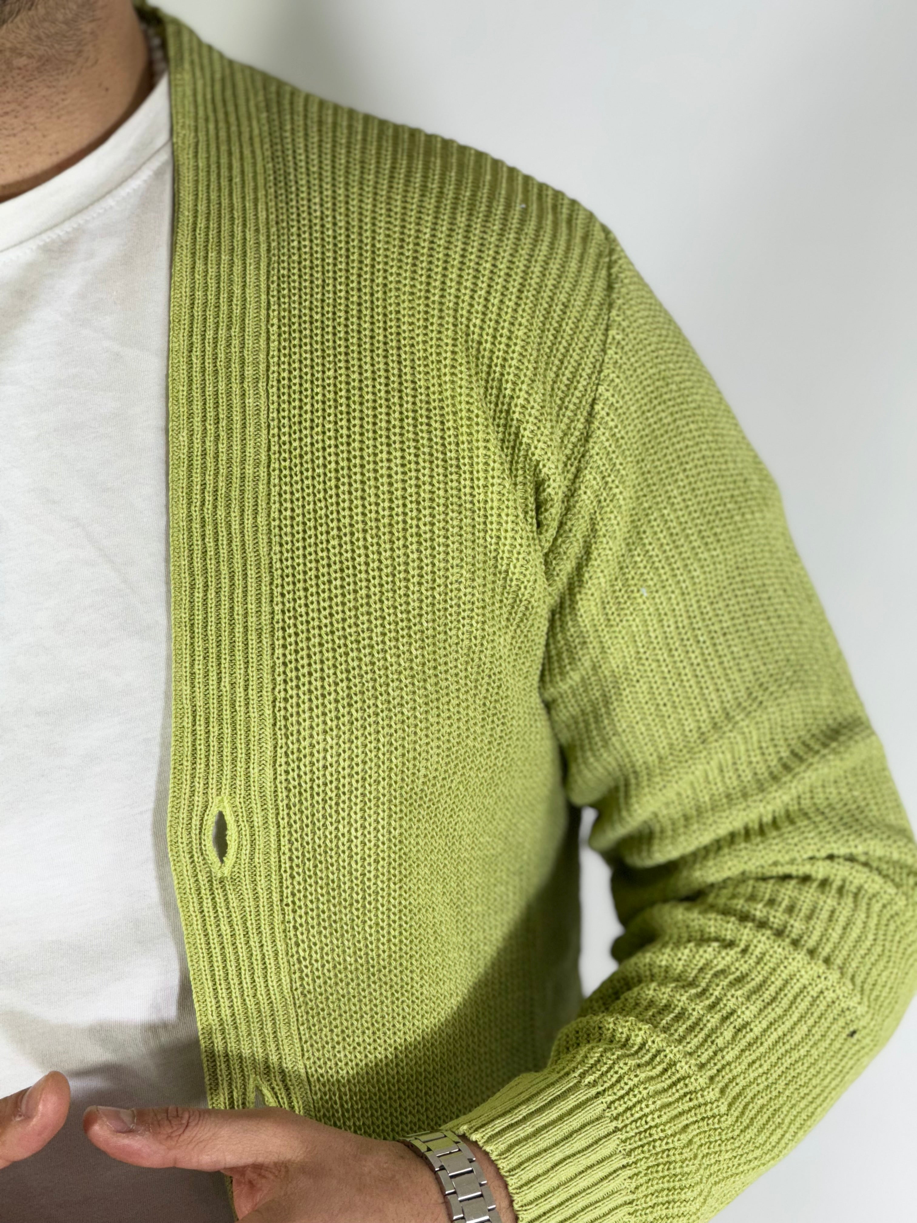 Cardigan estivo verde TB2500