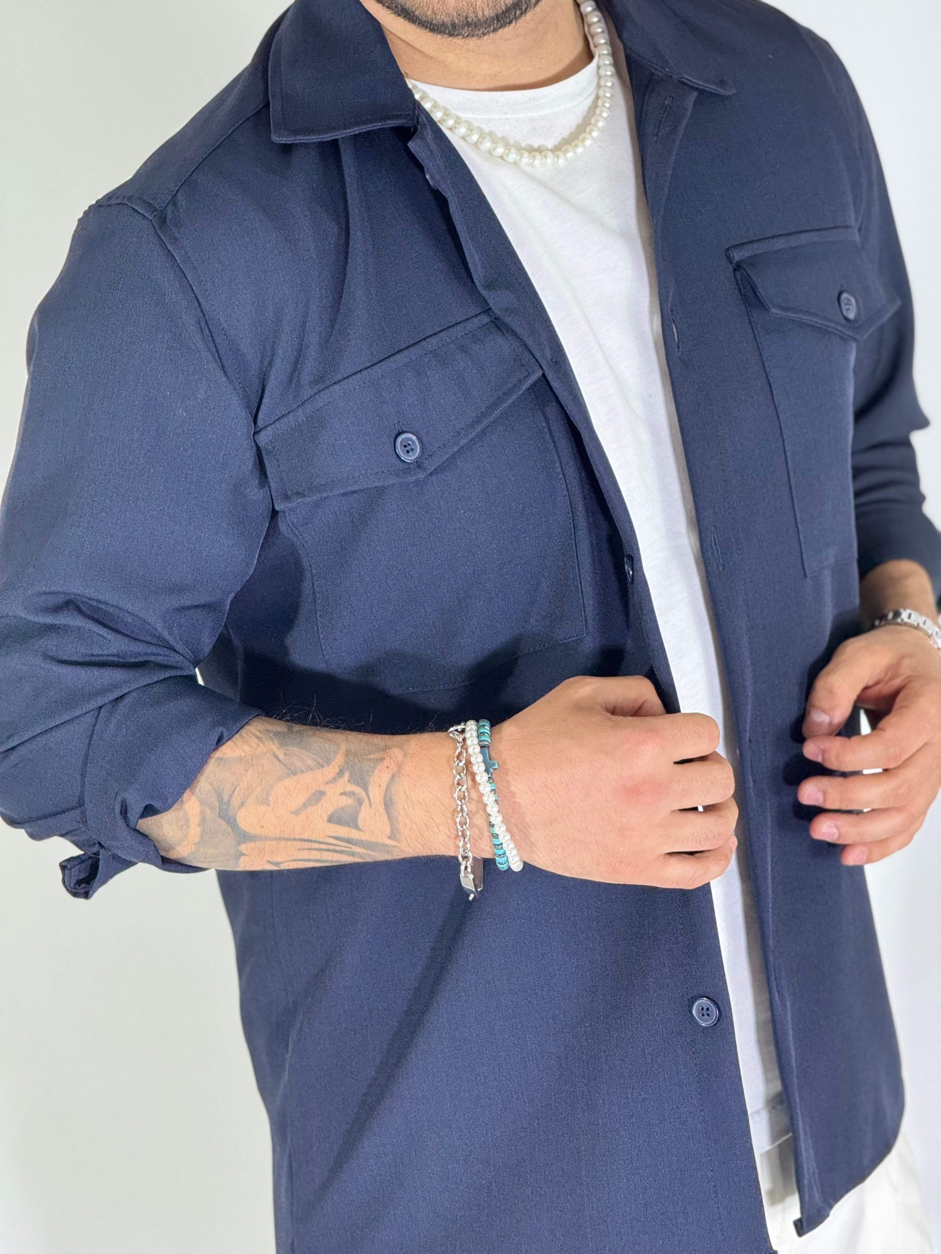 Camicione regular blu PEDRO
