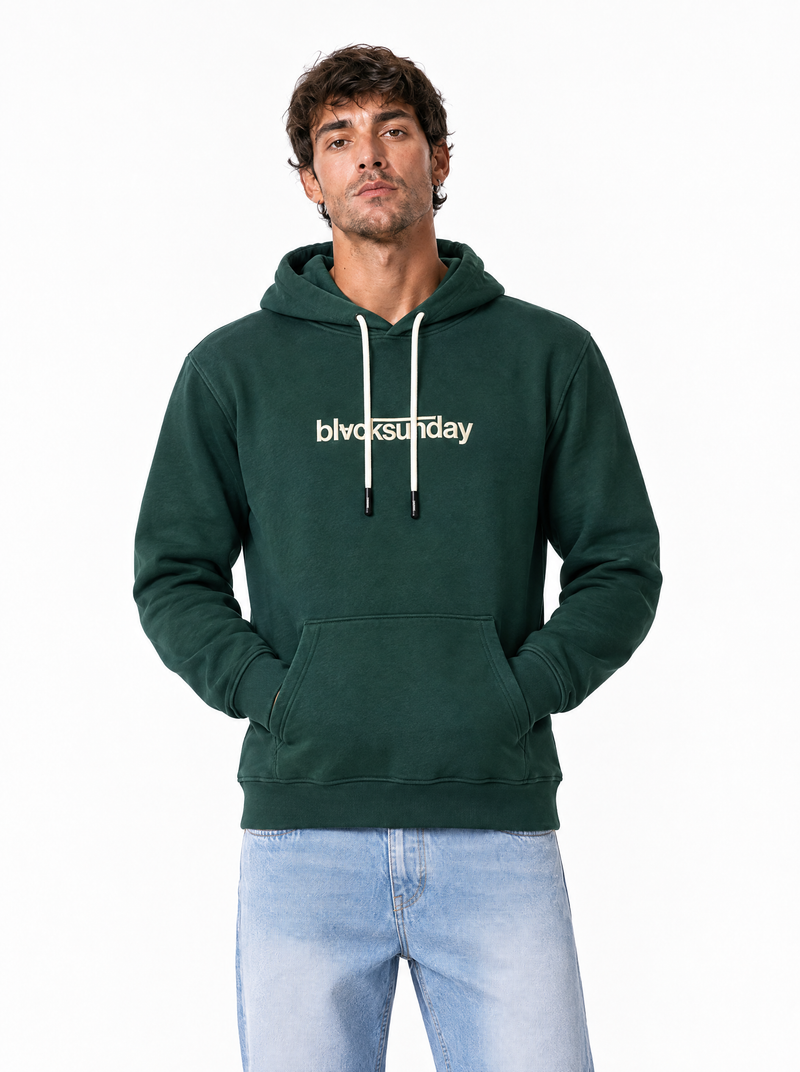 USHUAIA Felpa con cappuccio verde bosco