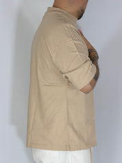 Louvre · t-shirt cropped avorio