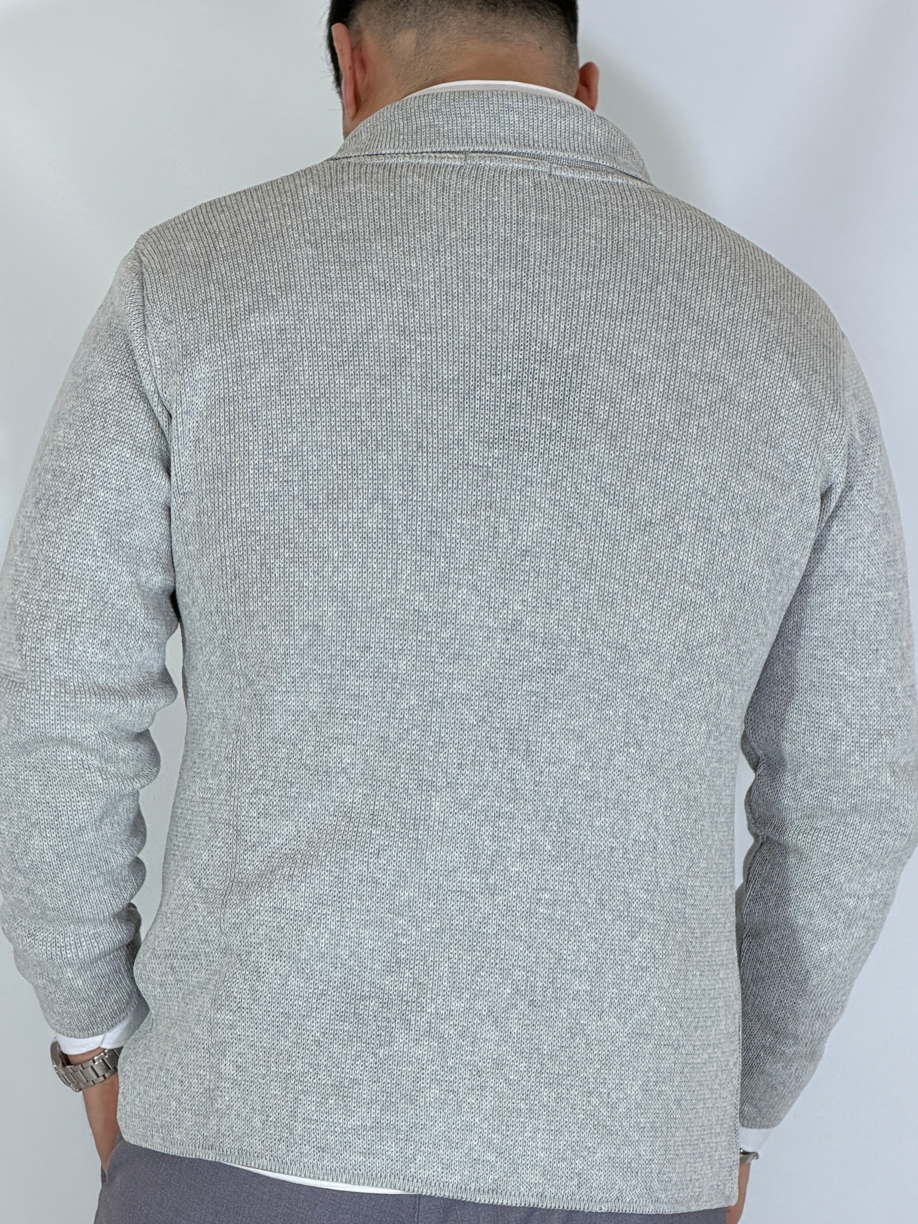 ONE · Cardigan giacca grigio