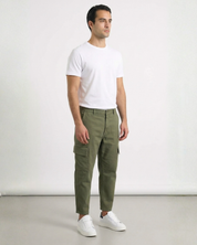 Pantalone loose fit cargo verde HARLEM