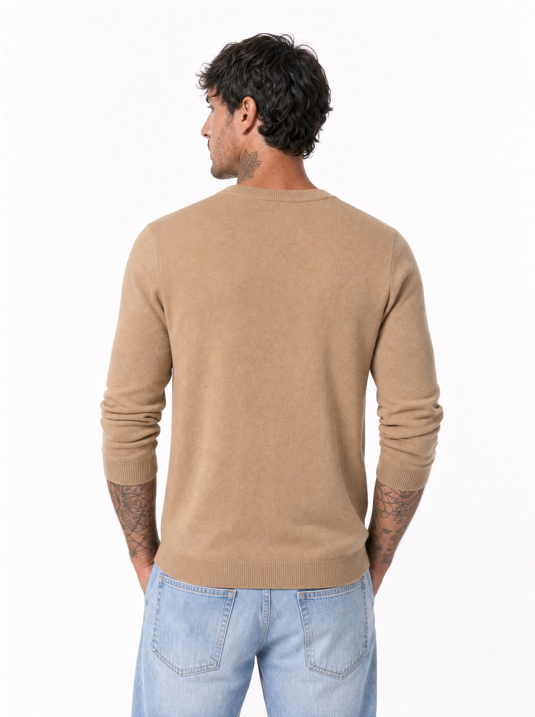 Maglia tramata apricot M897