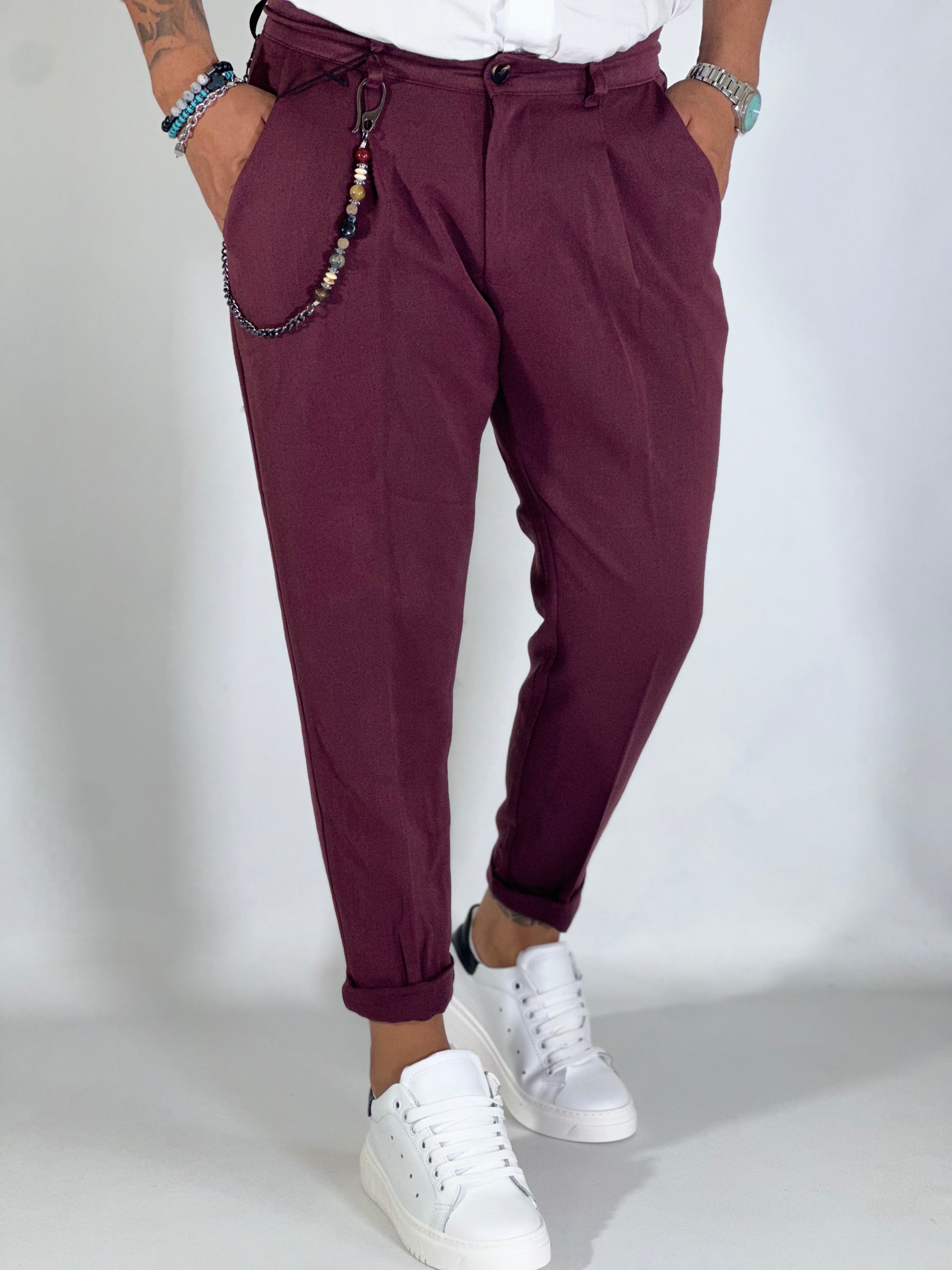 Pantalone bordeaux AG60