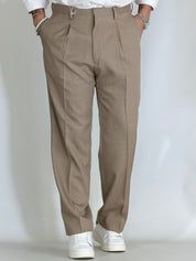 Pantalone fondo largo Migliaccio beige SPENCER