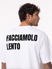 T-shirt crop lento bianca 41848