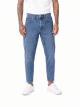 AURA Jeans carrot scuro