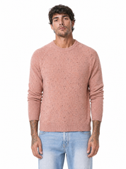 QUARTIERI Girocollo bottonato rosa