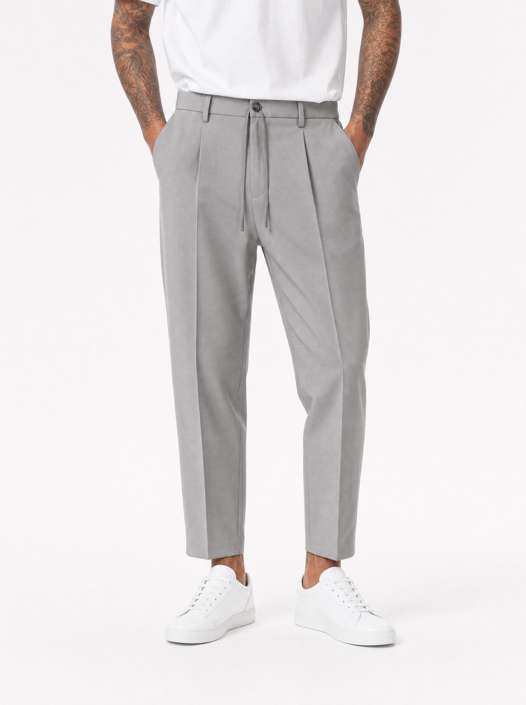 ESPERIA Pantalone con coulisse taupe