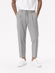 ESPERIA Pantalone con coulisse taupe