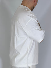T-shirt con taschino panna SANTAMONICA