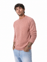QUARTIERI Girocollo bottonato rosa