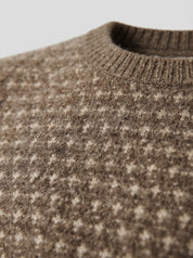 M571 maglia paricollo cammello