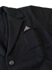 PARKER cardigan pochette nero