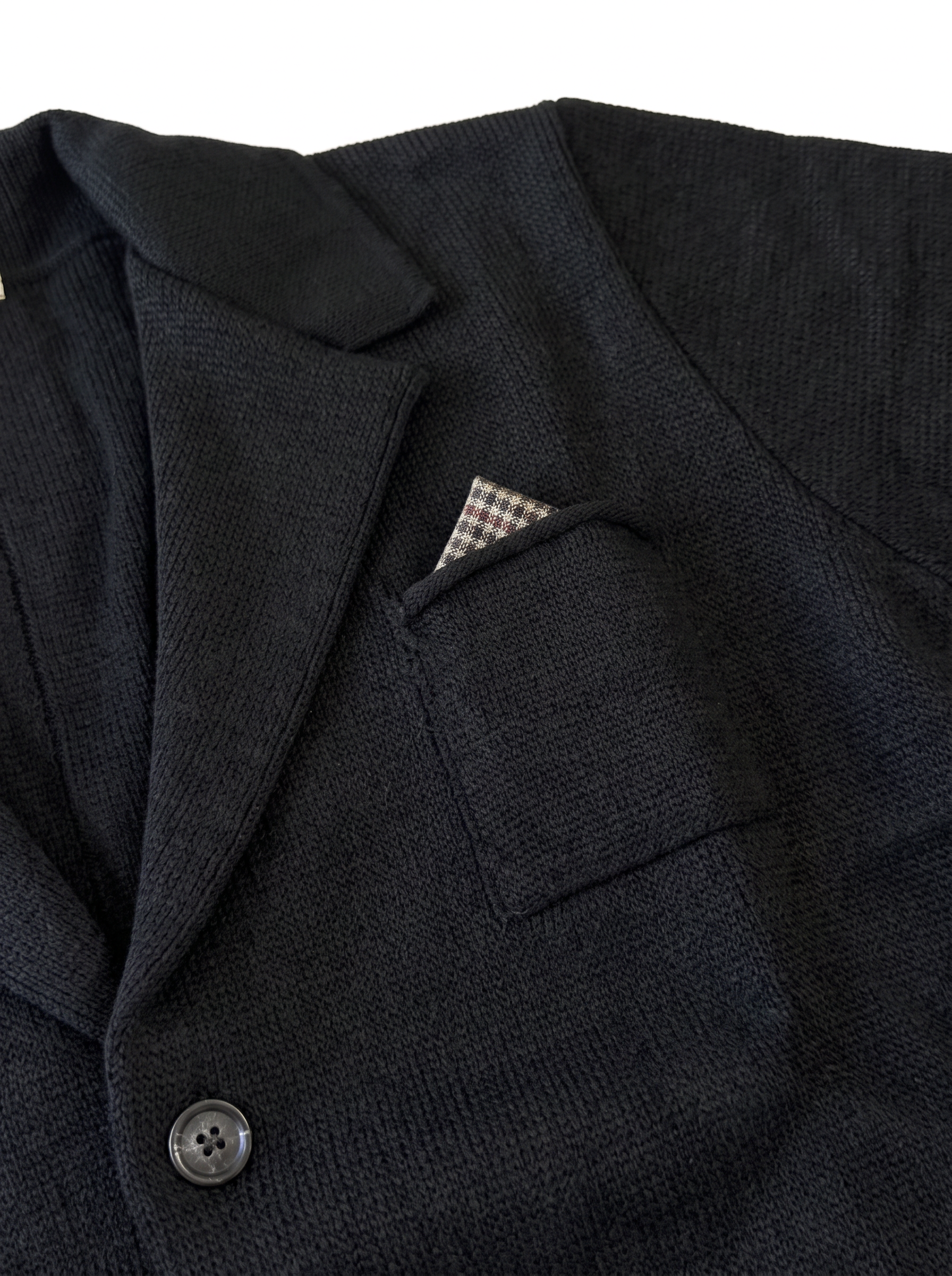 PARKER cardigan pochette nero
