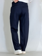 Pantalone fondo largo Migliaccio blu SPENCER