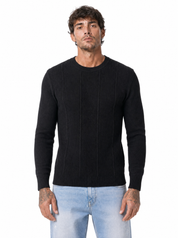 Maglia tramata nera M897