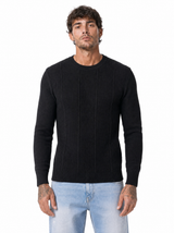 Maglia tramata nera M897