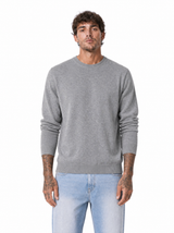 Girocollo rasato light gray W86020